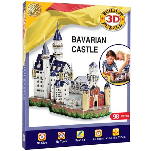 Bavarian Castle 3D Puslespill