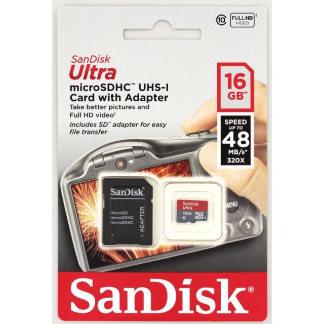 SanDisk Minnekort 16GB