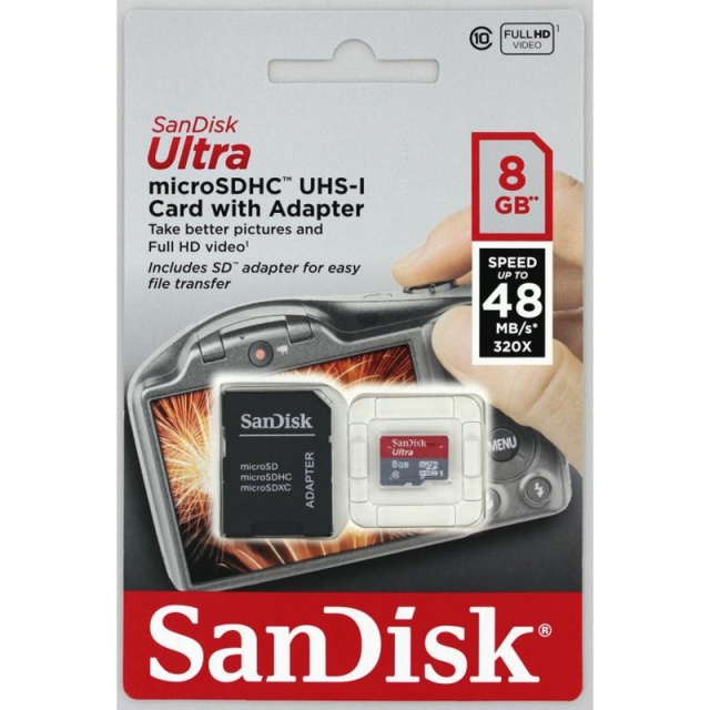SanDisk Minnekort 8GB