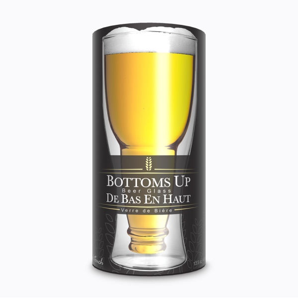 Bottoms Up Ølglass